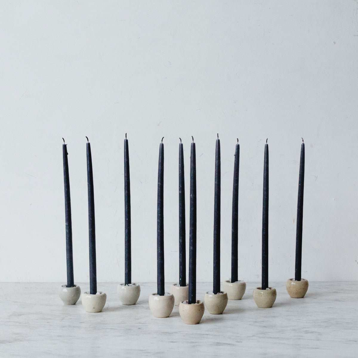 Beeswax Event Taper set of 10 - elsie green - Decor
