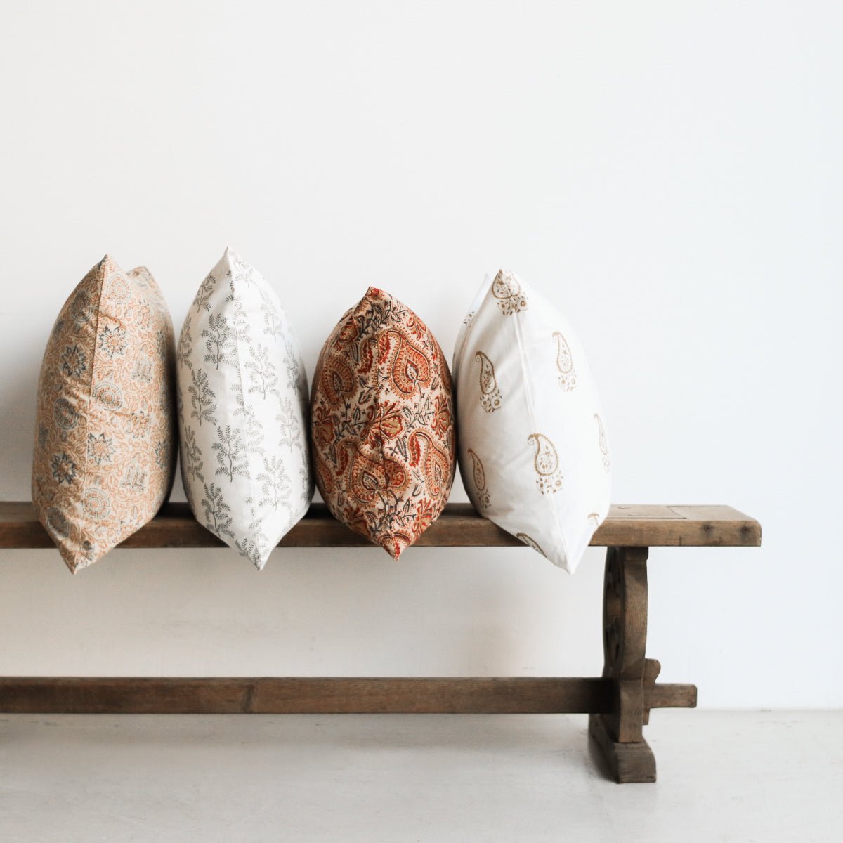 Block Print Pillow Cover | Valerie - elsie green - Textiles