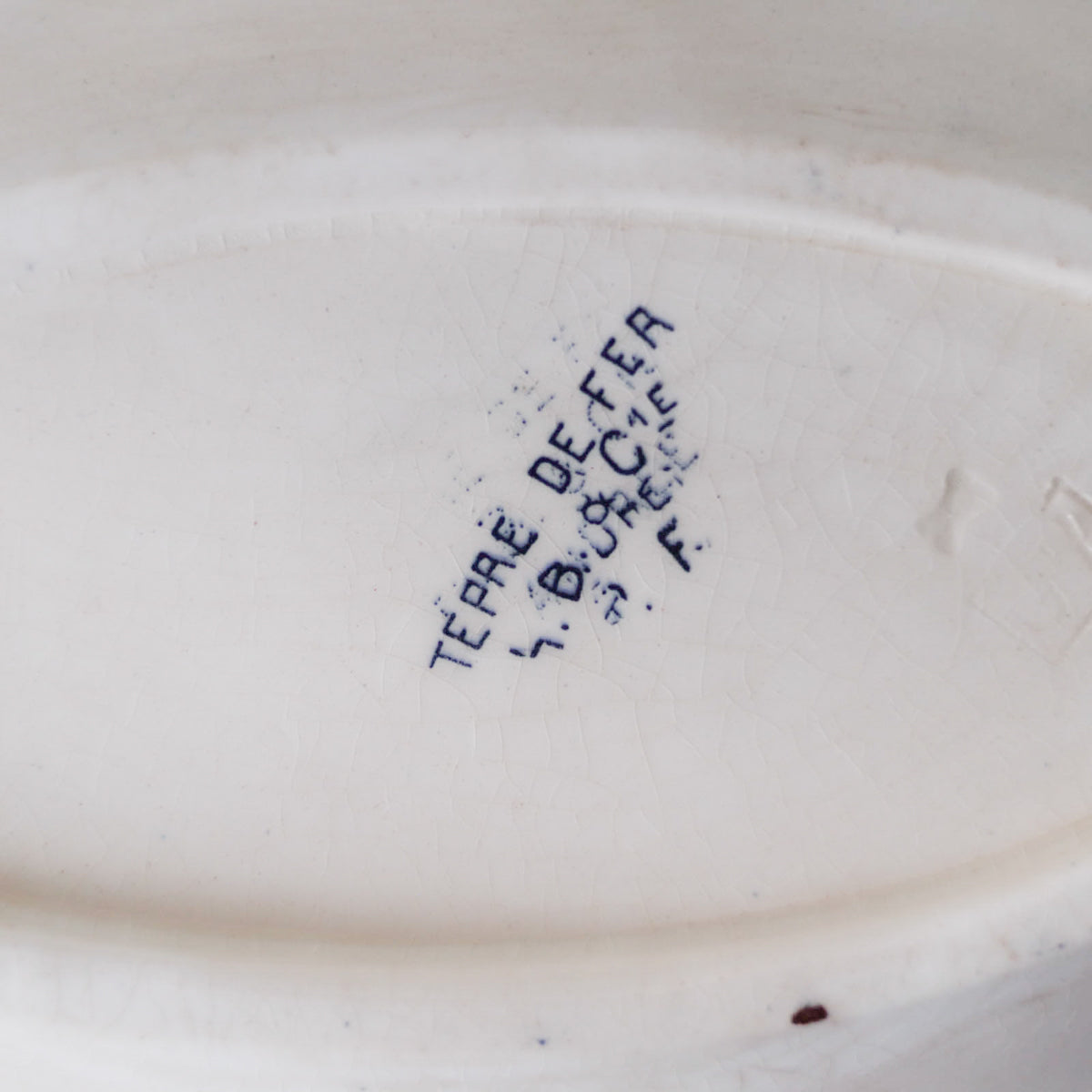 Vintage Transferware Spoon Rest - elsie green