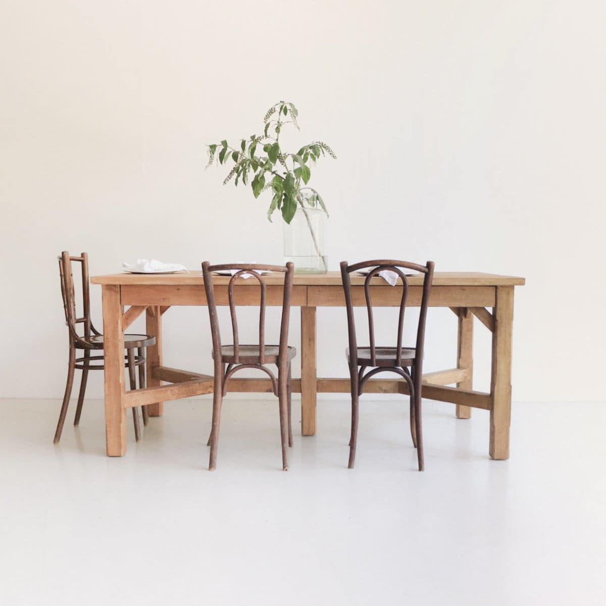Farmhouse Reclaimed Wood Work Table - elsie green - Custom Furniture