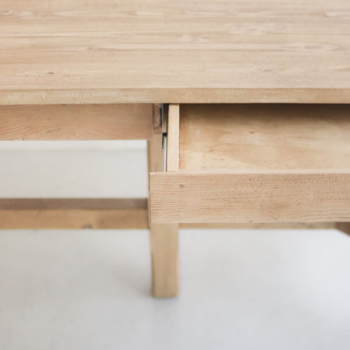 Farmhouse Reclaimed Wood Work Table - elsie green - Custom Furniture
