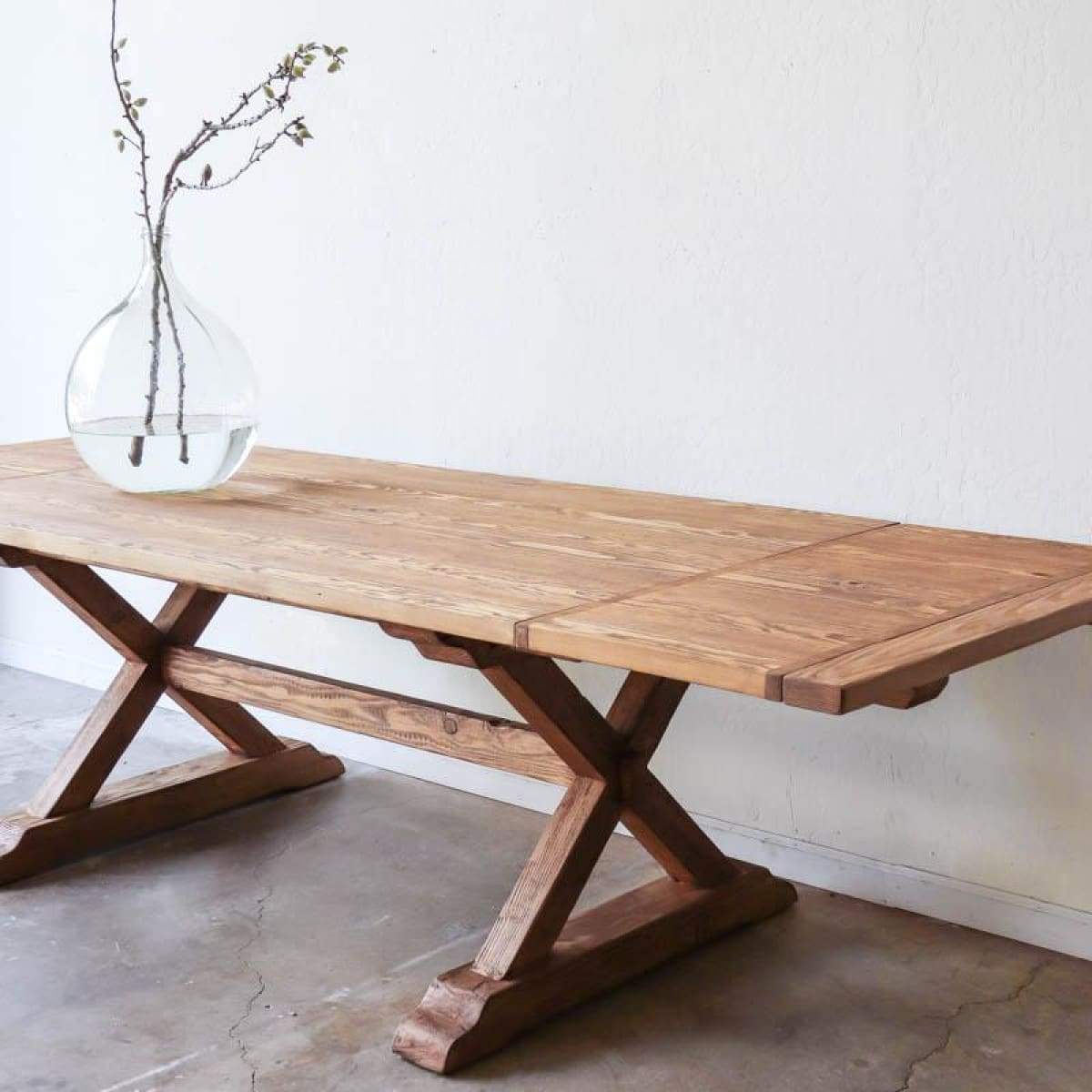 Forager Reclaimed Wood Farm Table - elsie green - Custom Furniture