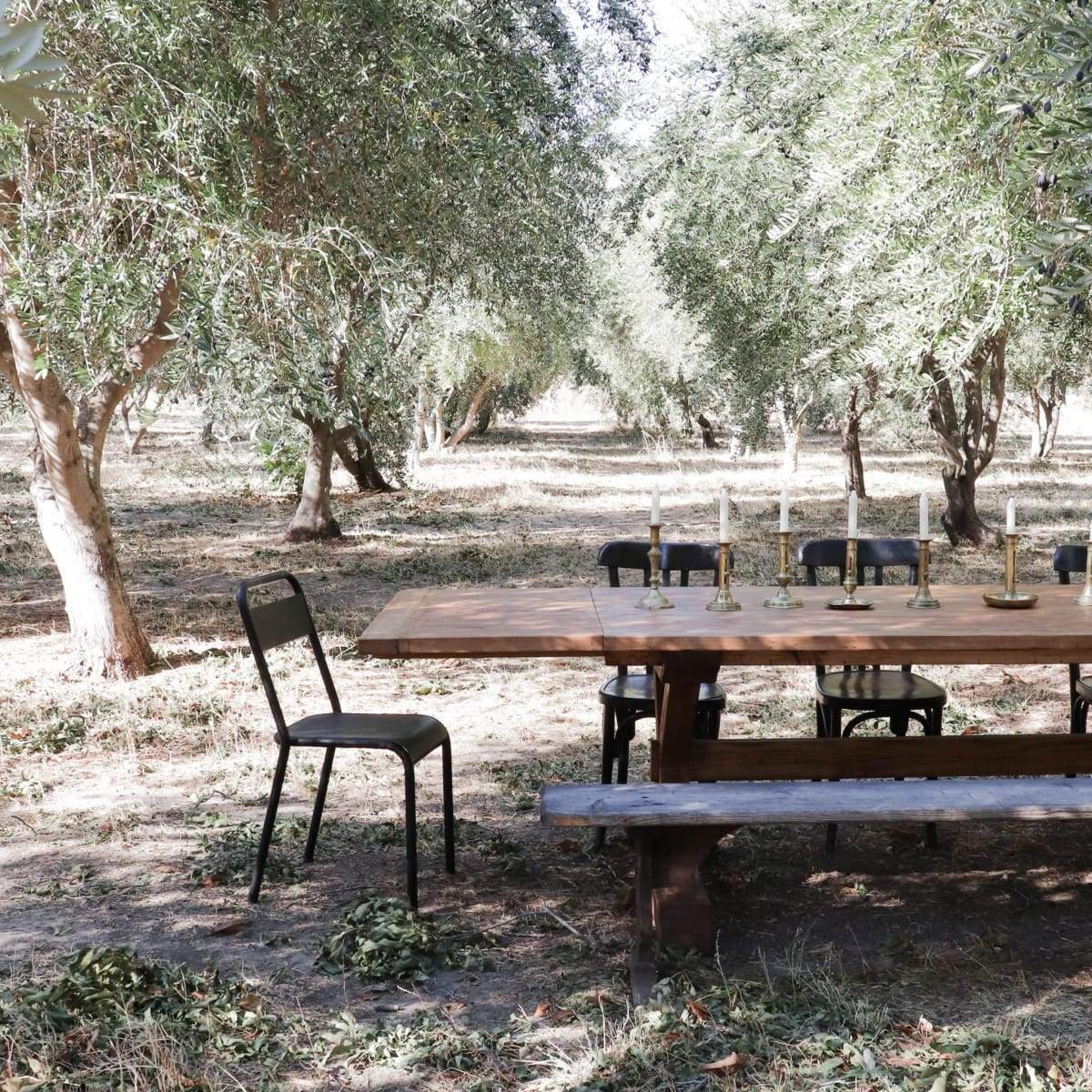 Forager Reclaimed Wood Farm Table - elsie green - Custom Furniture