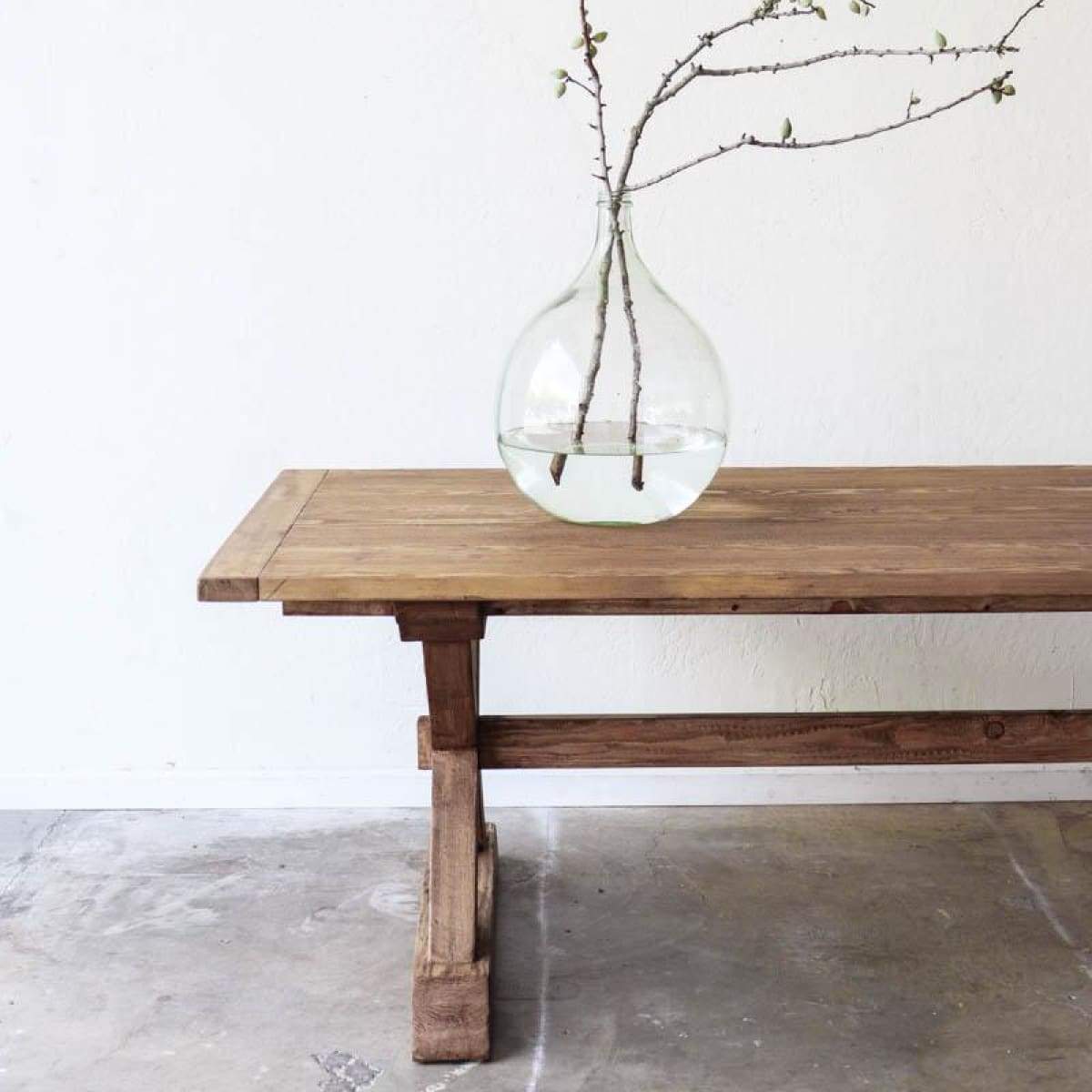 Forager Reclaimed Wood Farm Table - elsie green - Custom Furniture