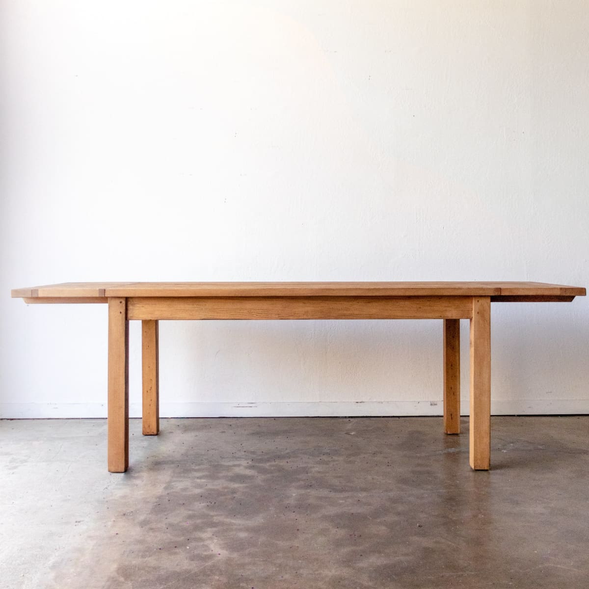 French Inspired Reclaimed Wood Farm Table | Slim Edition - 72 EXTENDING / WAXED PINE - custom furniture