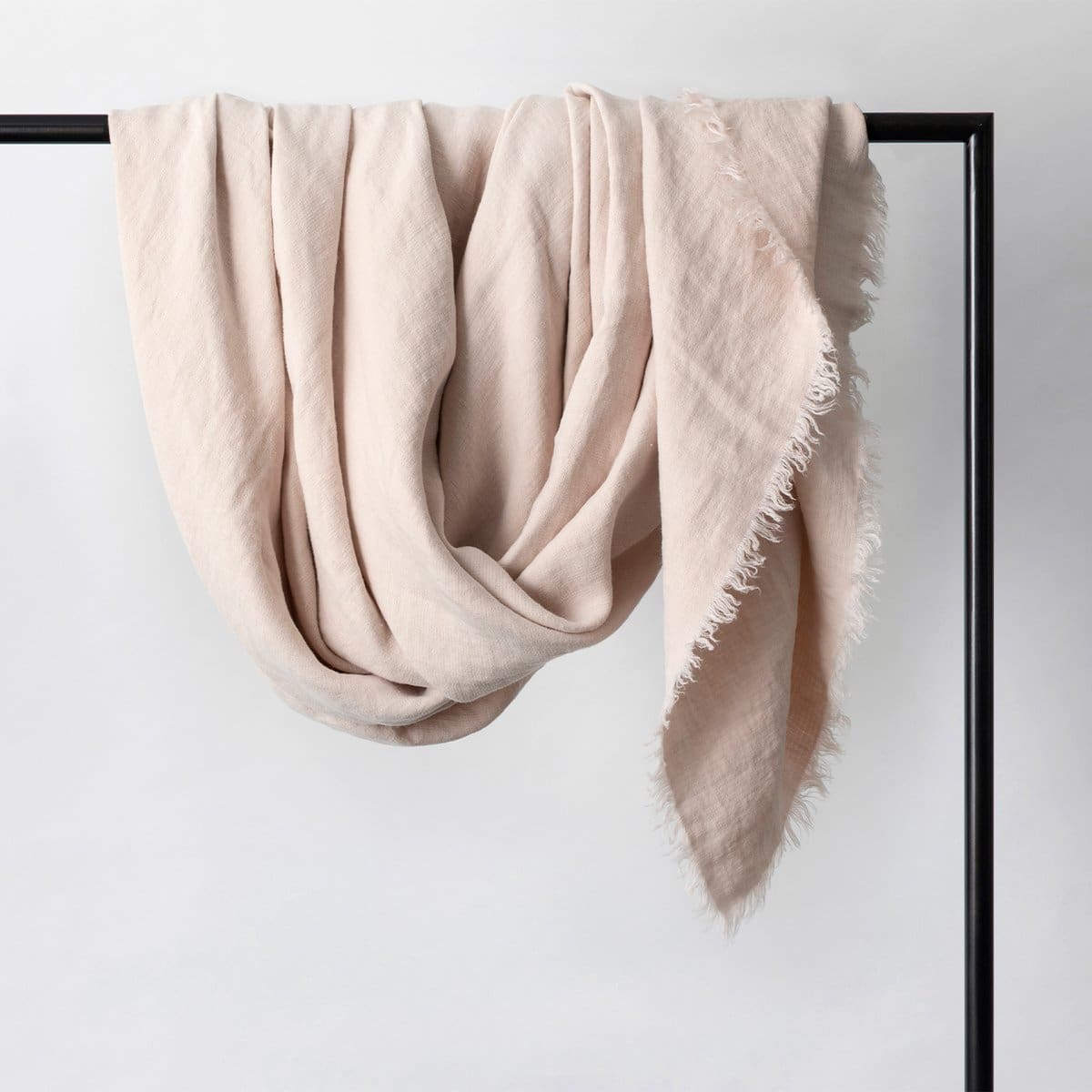 Freya Linen Throw - elsie green - Textiles