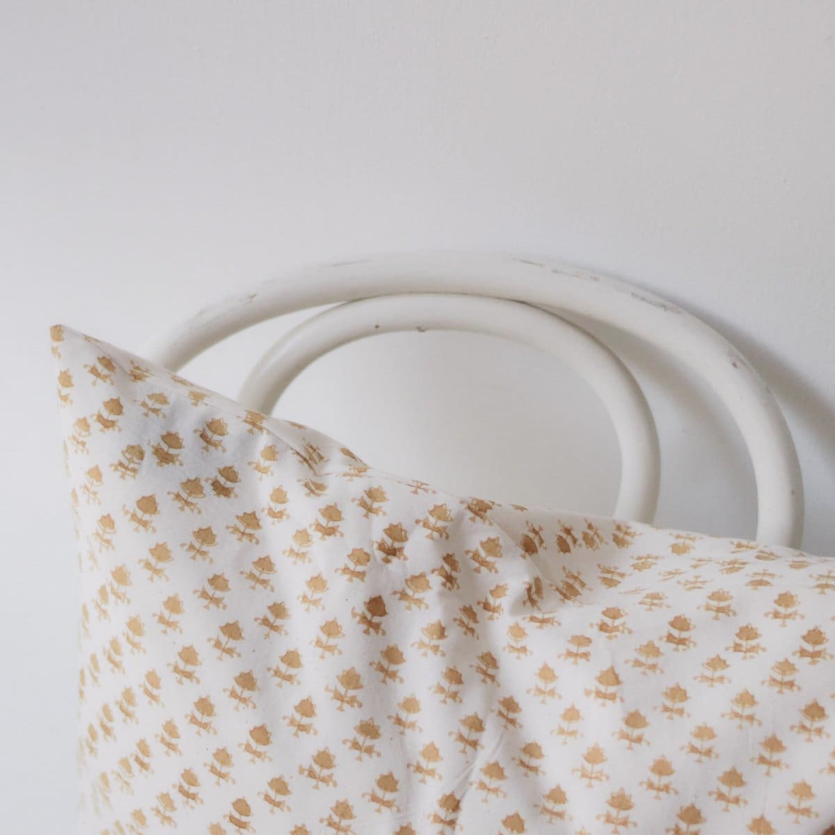 Hand Block Printed Pillow Cover - Textiles