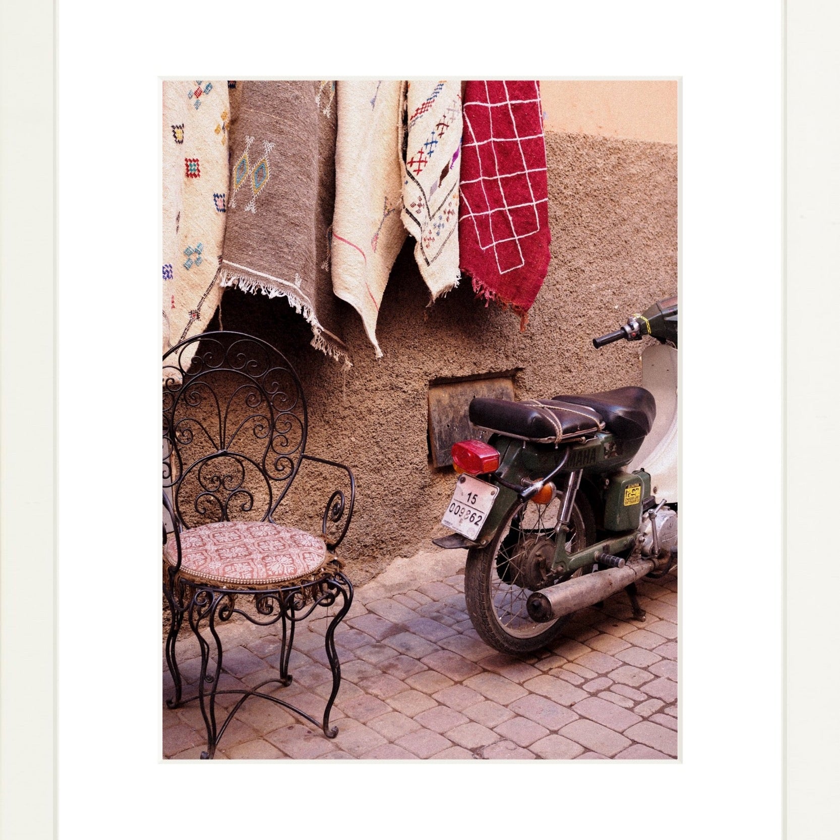 Marrakech Medina Printed Photograph - elsie green - Art