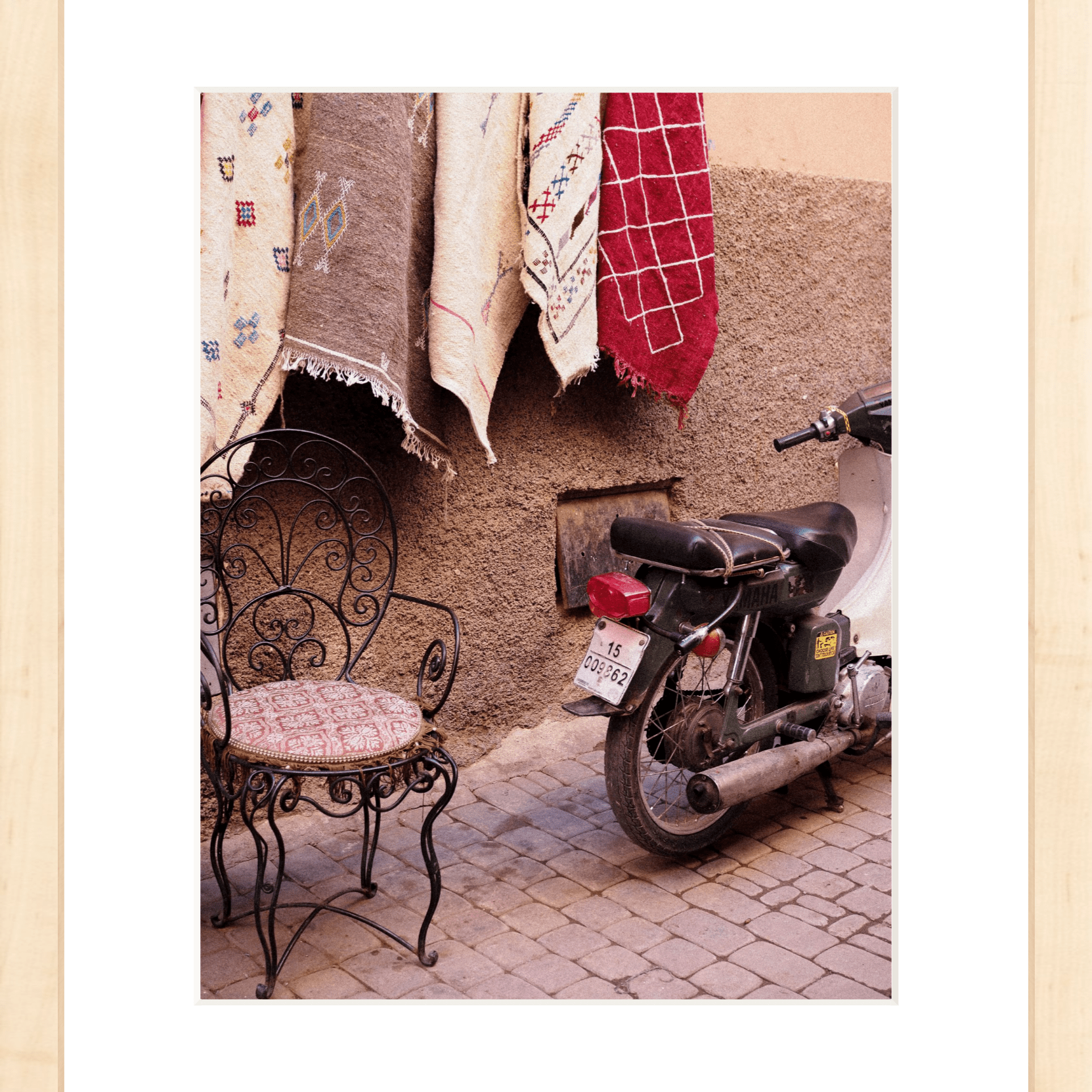 Marrakech Medina Printed Photograph - elsie green - Art