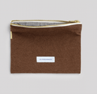 Organic Cotton Large Pouch - elsie green - Decor