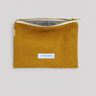 Organic Cotton Large Pouch - elsie green - Decor