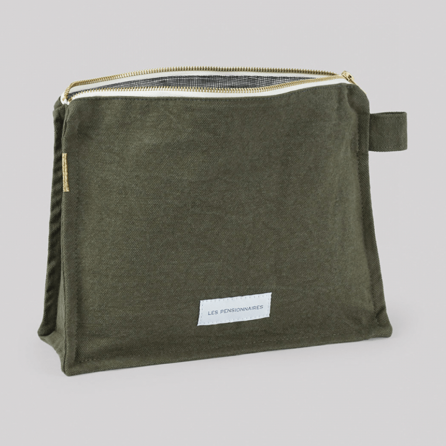 Organic Cotton Toiletry Bag - elsie green - Textiles