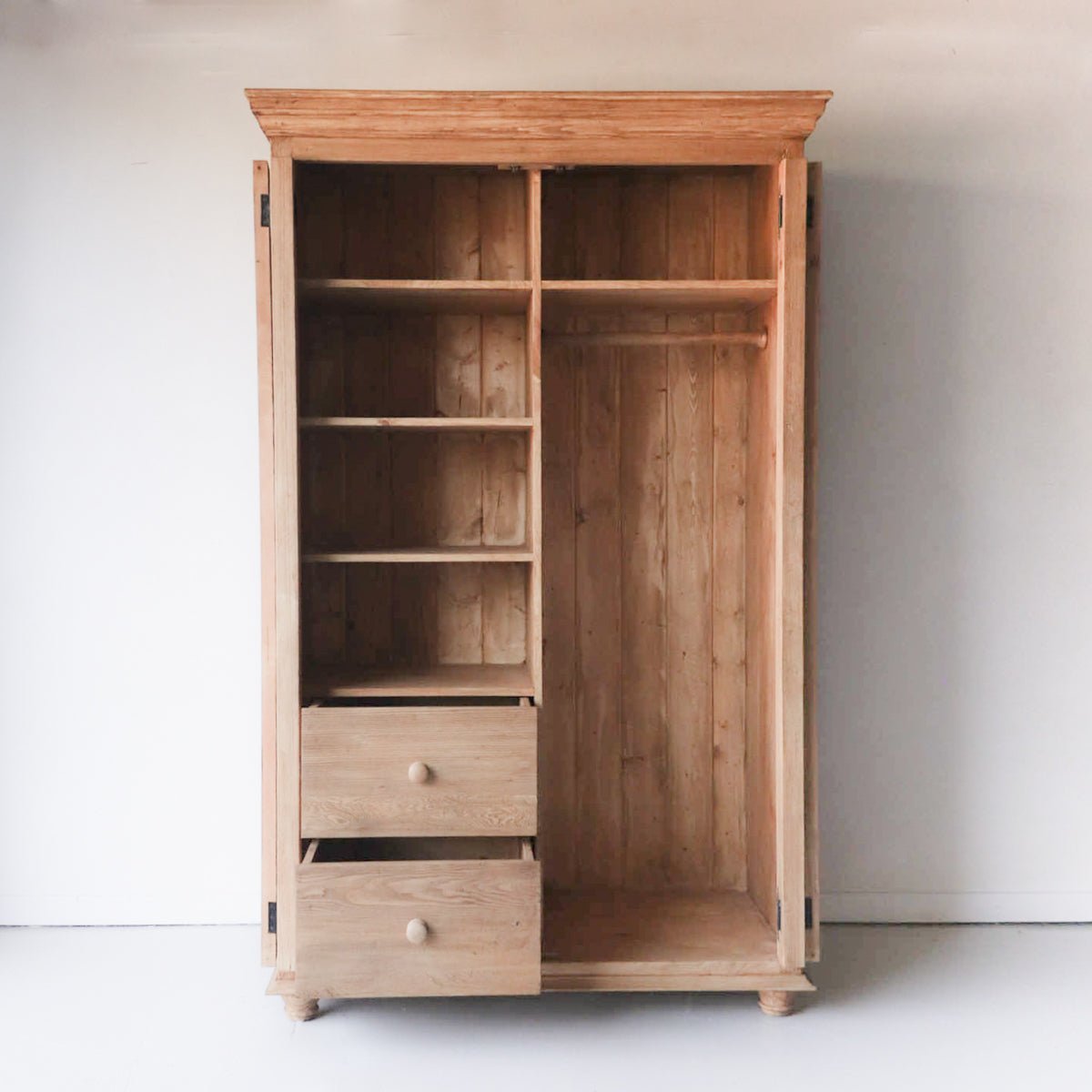 Reclaimed Wood Armoire - elsie green - Custom Furniture