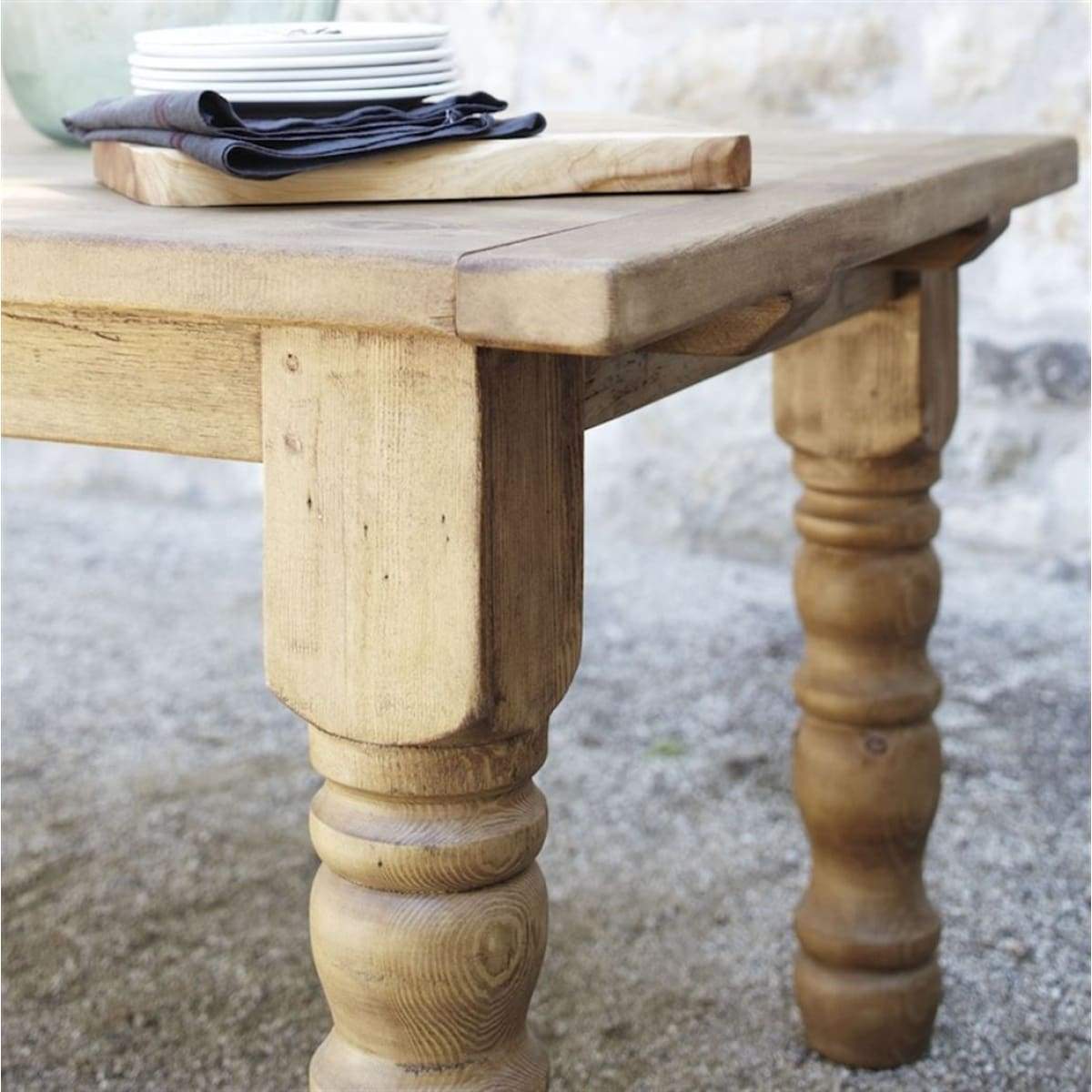 Reclaimed Wood Farm Table | Floor Sample - elsie green