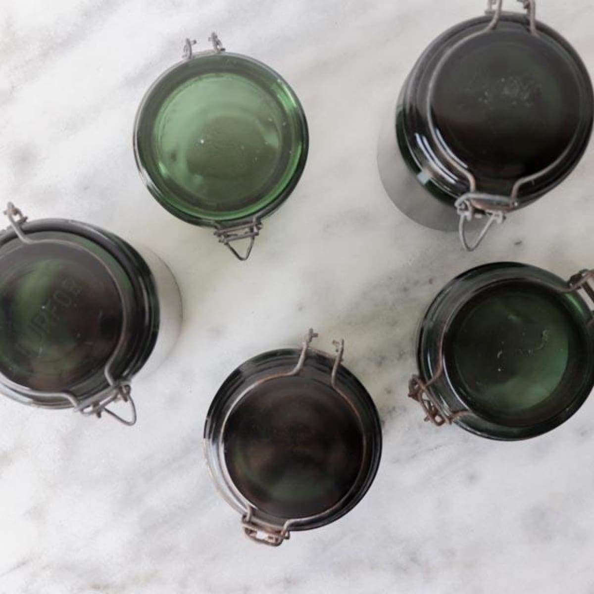 Deep Green Vintage Canning Jar - elsie green