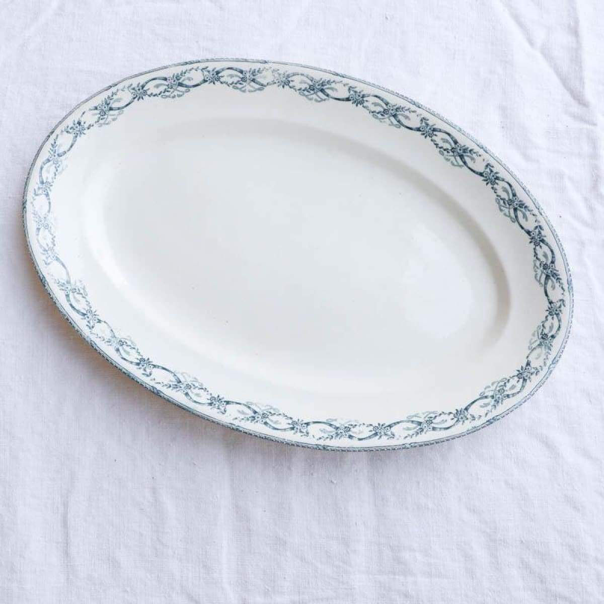 Transferware Oval Platter - elsie green - The French Kitchen