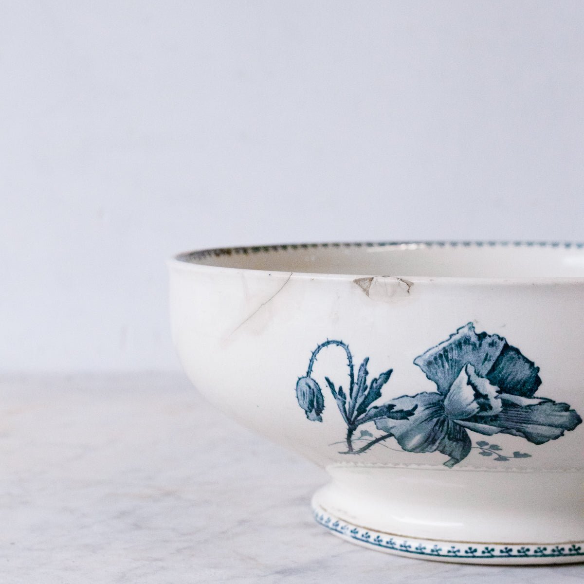 Transferware Serving Bowl - elsie green - The French Kitchen