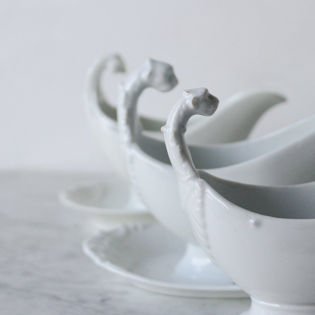 Vintage Porcelain Gravy Boat - elsie green - The French Kitchen