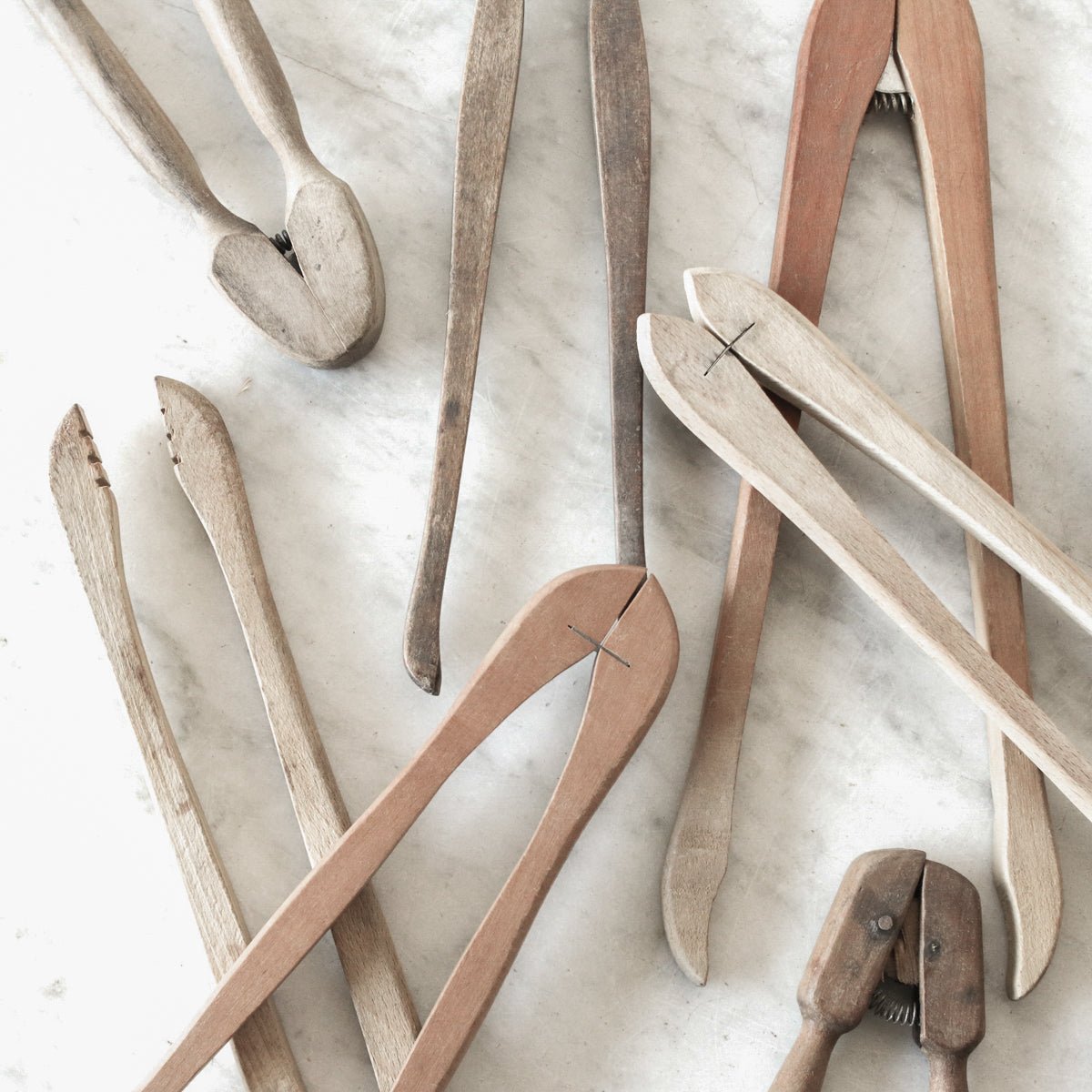 Wood Cornichon Tongs - elsie green - The French Kitchen