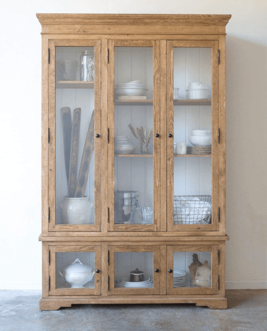 Caring For Your Reclaimed Wood China Closet - elsie green