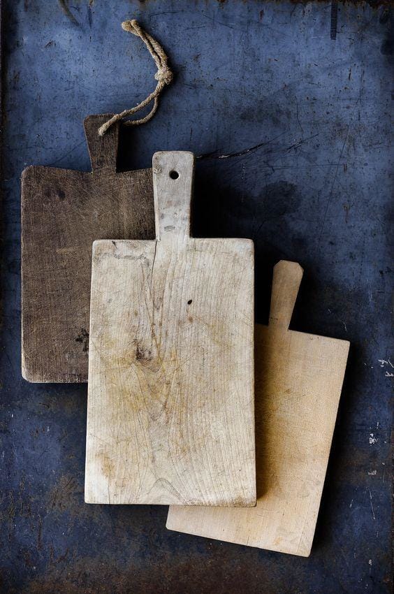 Caring for Your Vintage French Bread Boards - elsie green