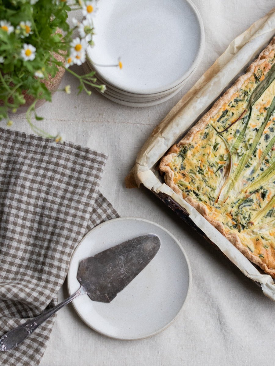 Easter Entertaining: A Spring-Inspired Quiche That's Totally Worth It - elsie green