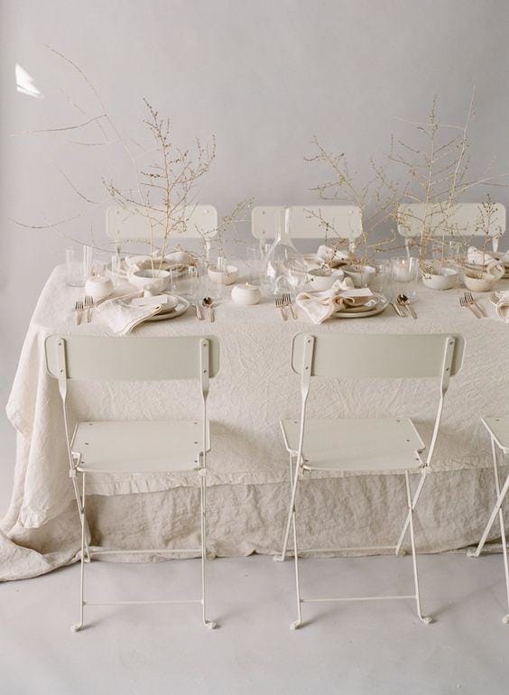 Fête en Blanc | Inspiration for Your All White Table