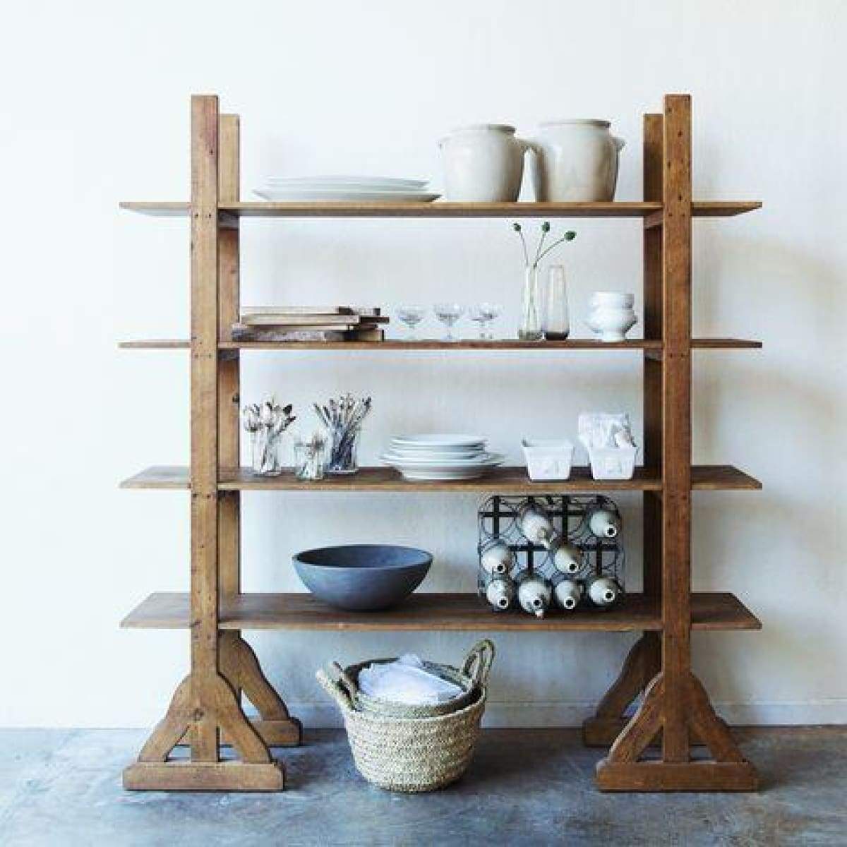 History of Our Reclaimed Wood Etageres - elsie green