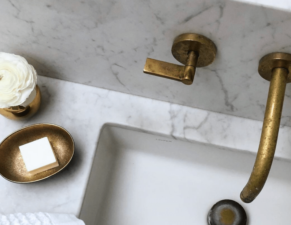 New Modern Farmhouse | Master Bath - elsie green