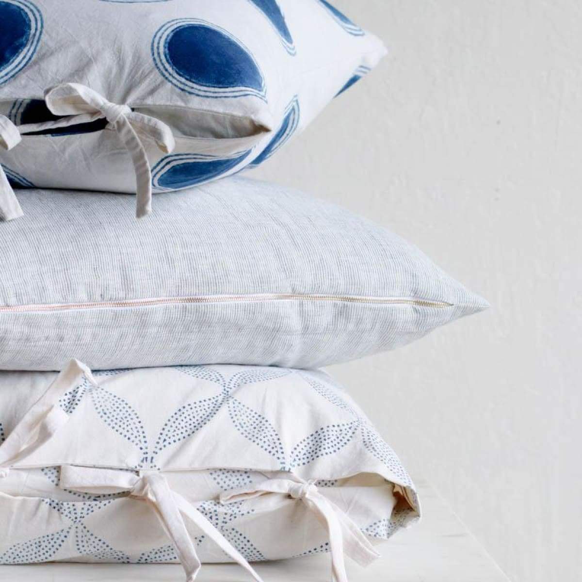 Photo Essay I Block Print Pillows - elsie green