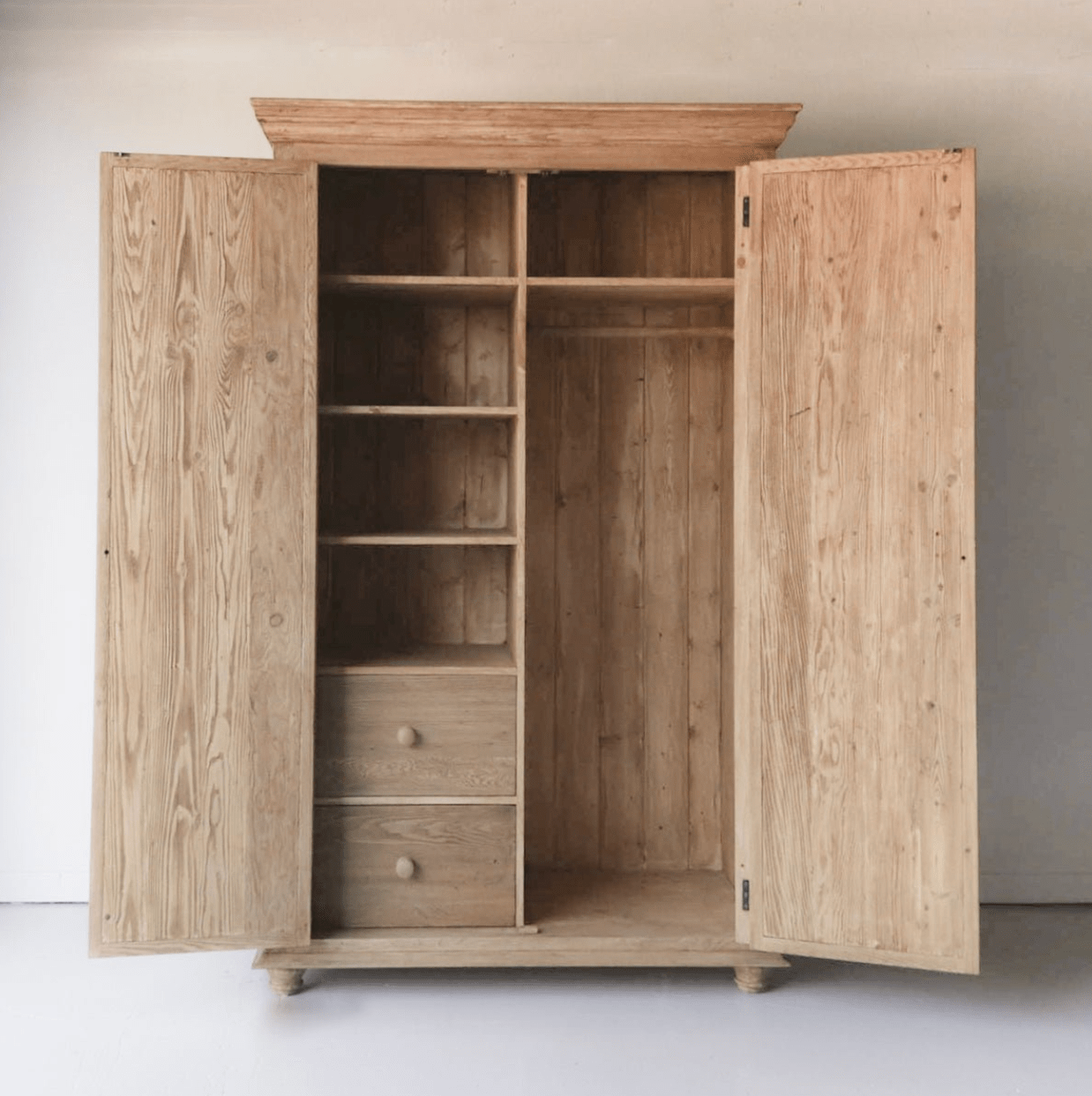 The History of Our Reclaimed Wood Armoire - elsie green