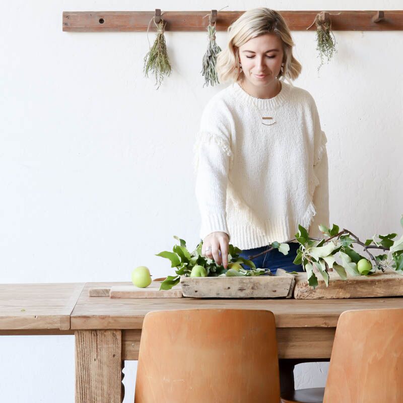 The History of Our Reclaimed Wood Farm Tables - elsie green