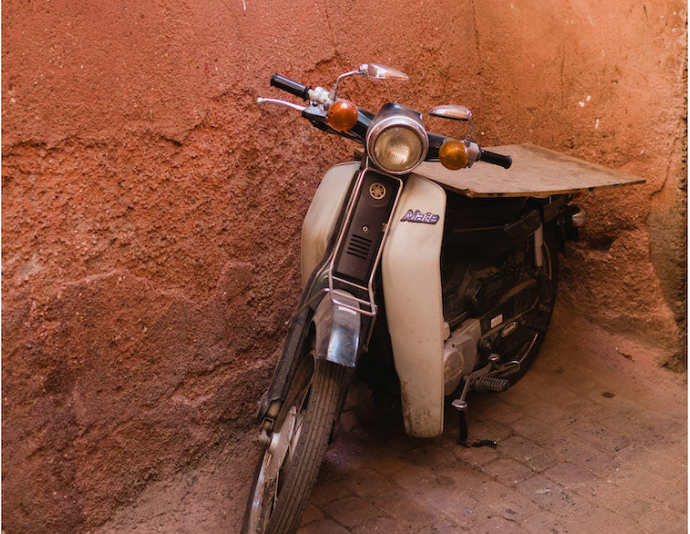 photo motorcycle in marrakech