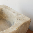 19th Century Carrera Marble Sink - elsie green - furniture