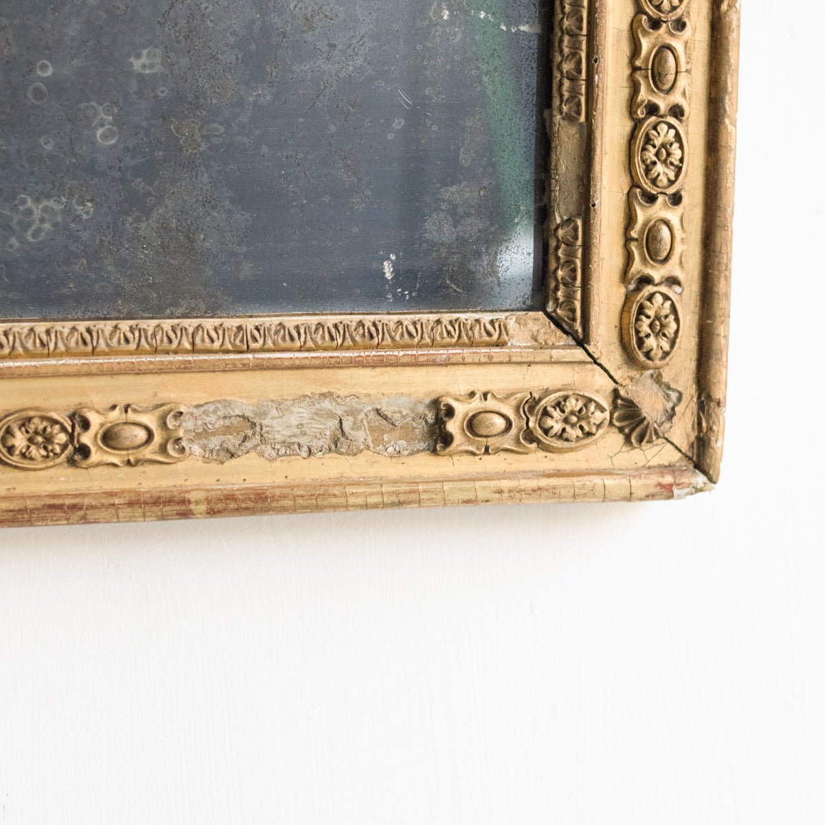 19th Century Gilded Mirror | 10.5 x 39.5 - elsie green - decor