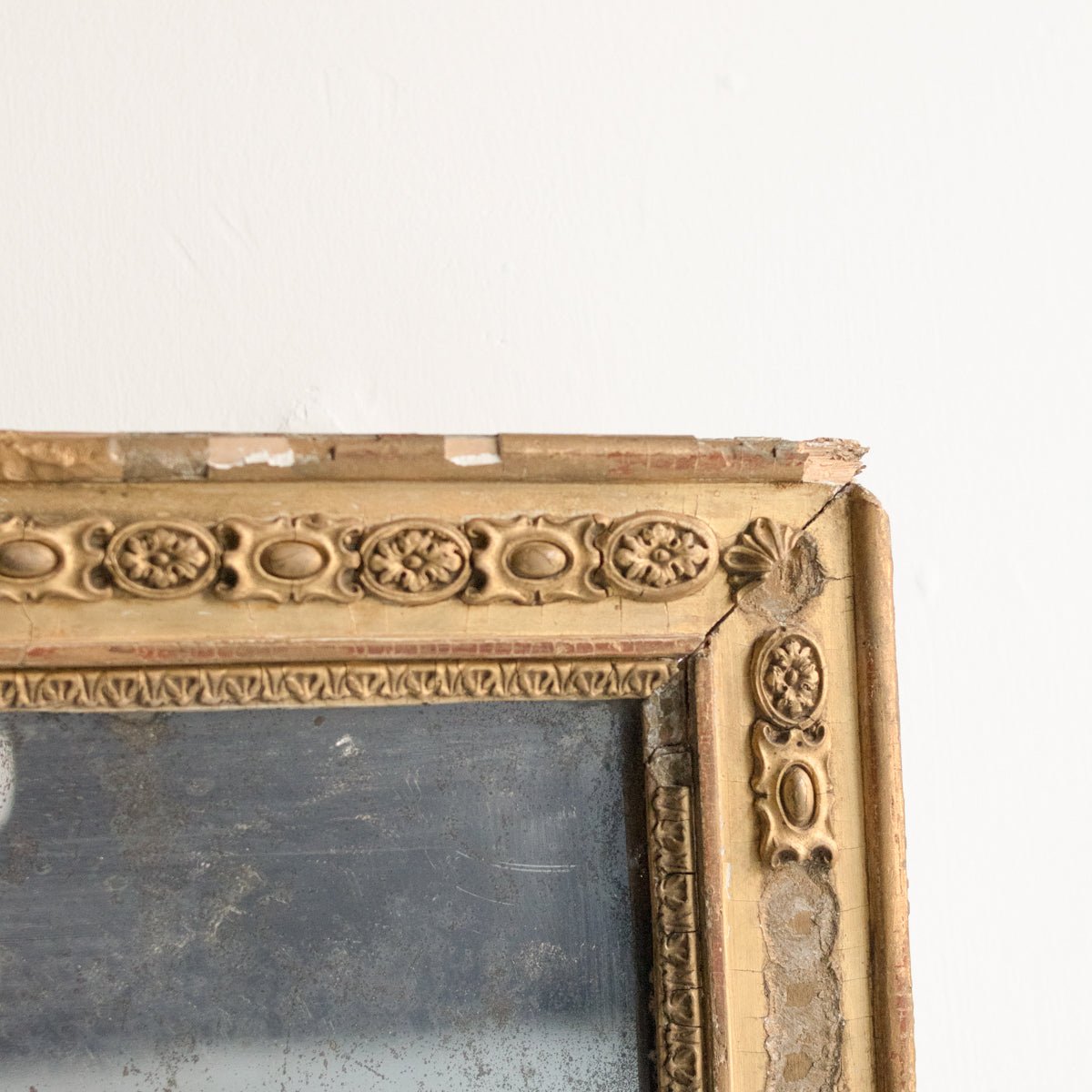 19th Century Gilded Mirror | 10.5 x 39.5 - elsie green - decor