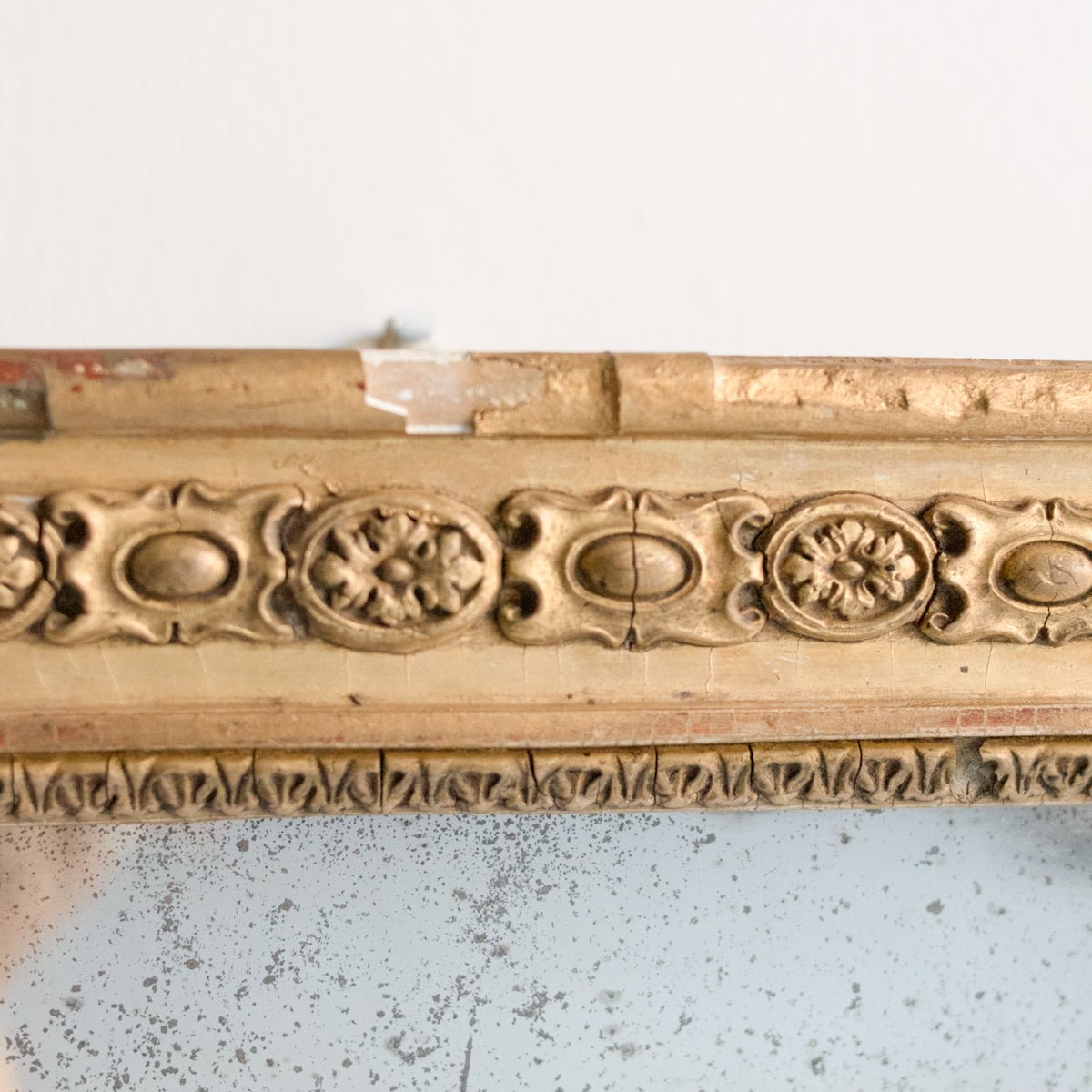 19th Century Gilded Mirror | 10.5 x 39.5 - elsie green - decor