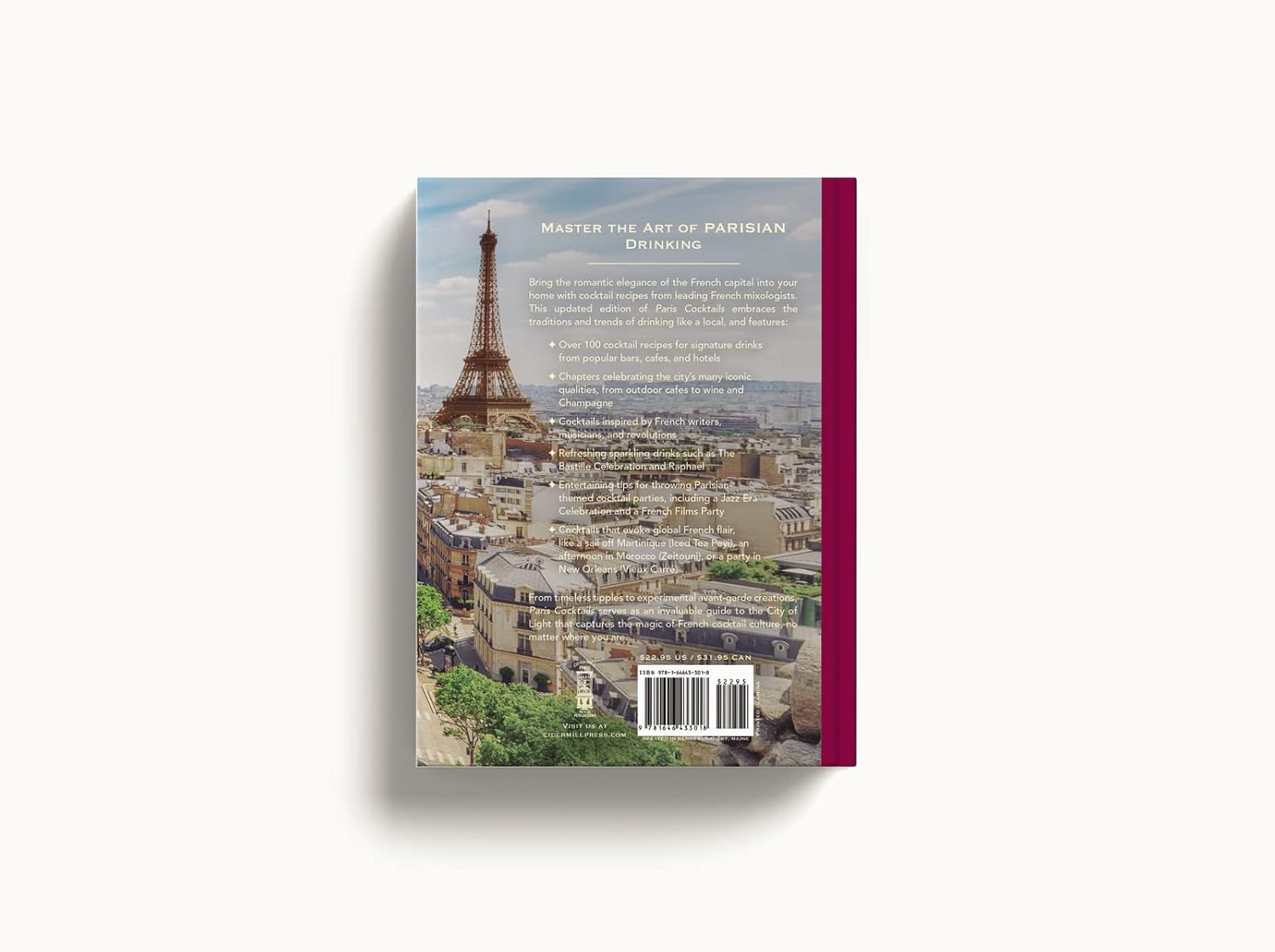 Paris Cocktails | An Elegant Collection of Over 100 Recipes Inspired by the City of Light - elsie green