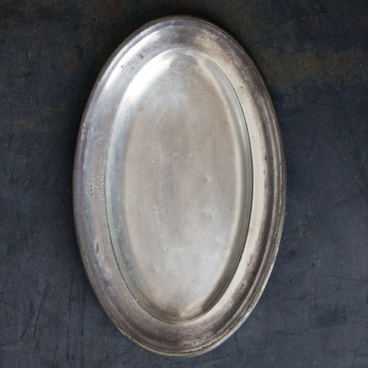 Vintage Hotel Silver Platter - elsie green