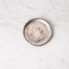 Scented Candle with Silver Wine Coaster and Porcelain Match Caddy - elsie green