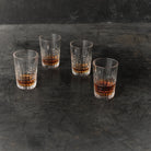 Crystal Shot Glass Set of 4 - elsie green