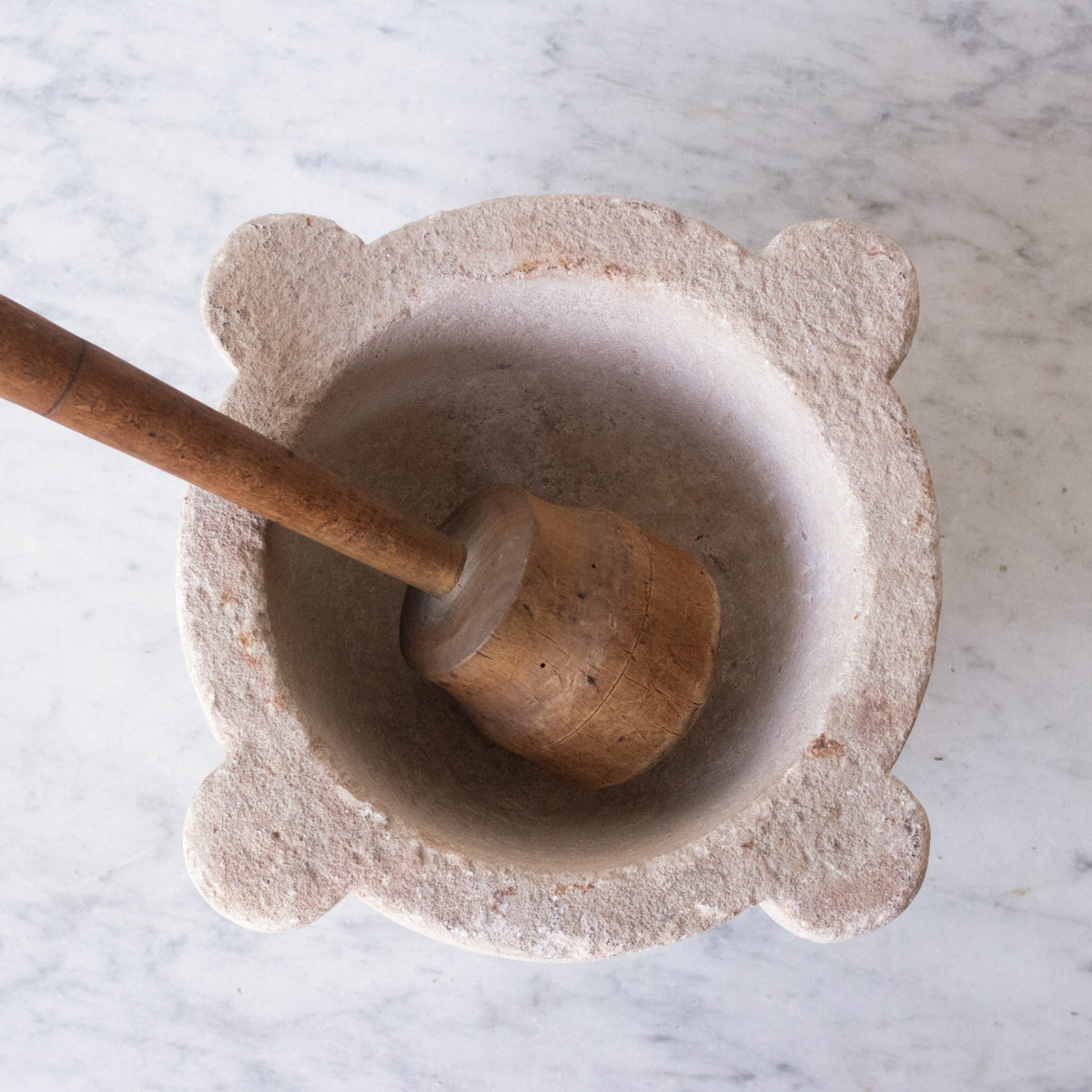 Vintage Granite Mortar and Pestle – terracotta home