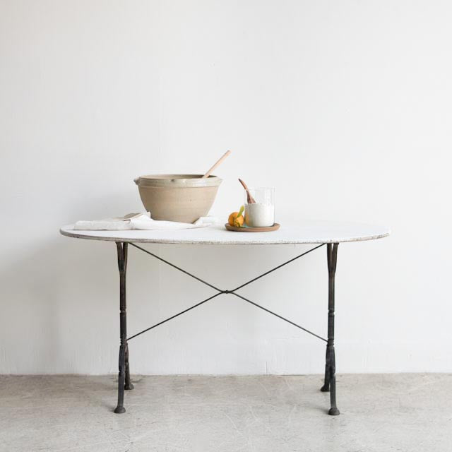 Oval Marble Bistro Table - elsie green