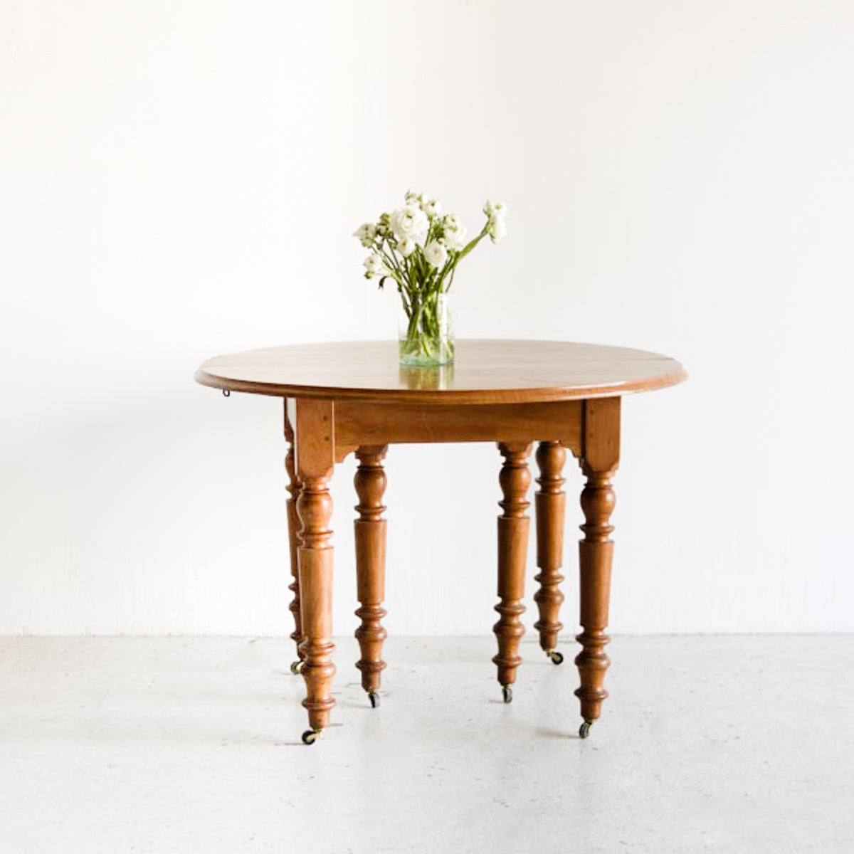 Round Cherry Extending Table - elsie green