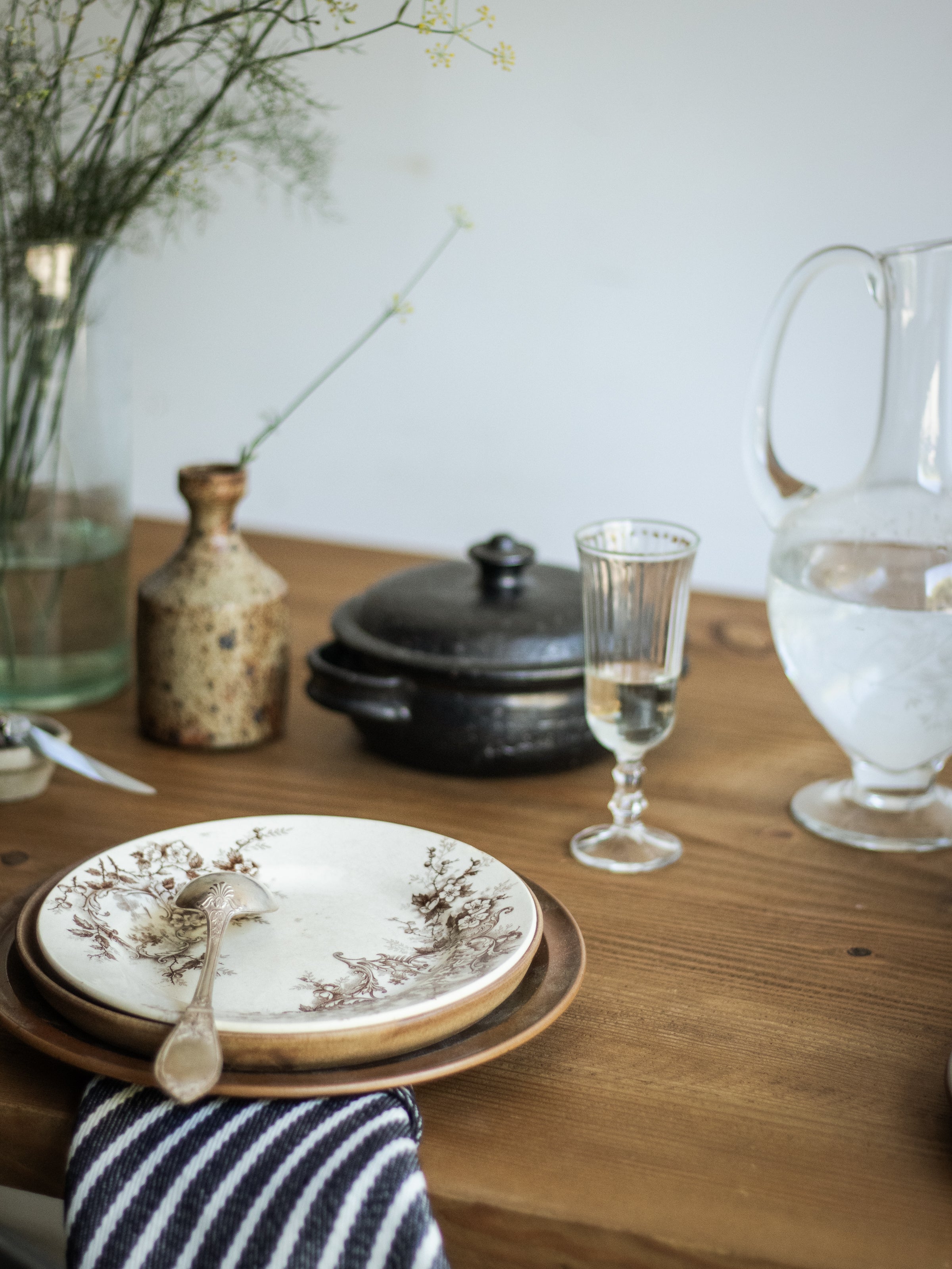 Elsie glass dining table discount