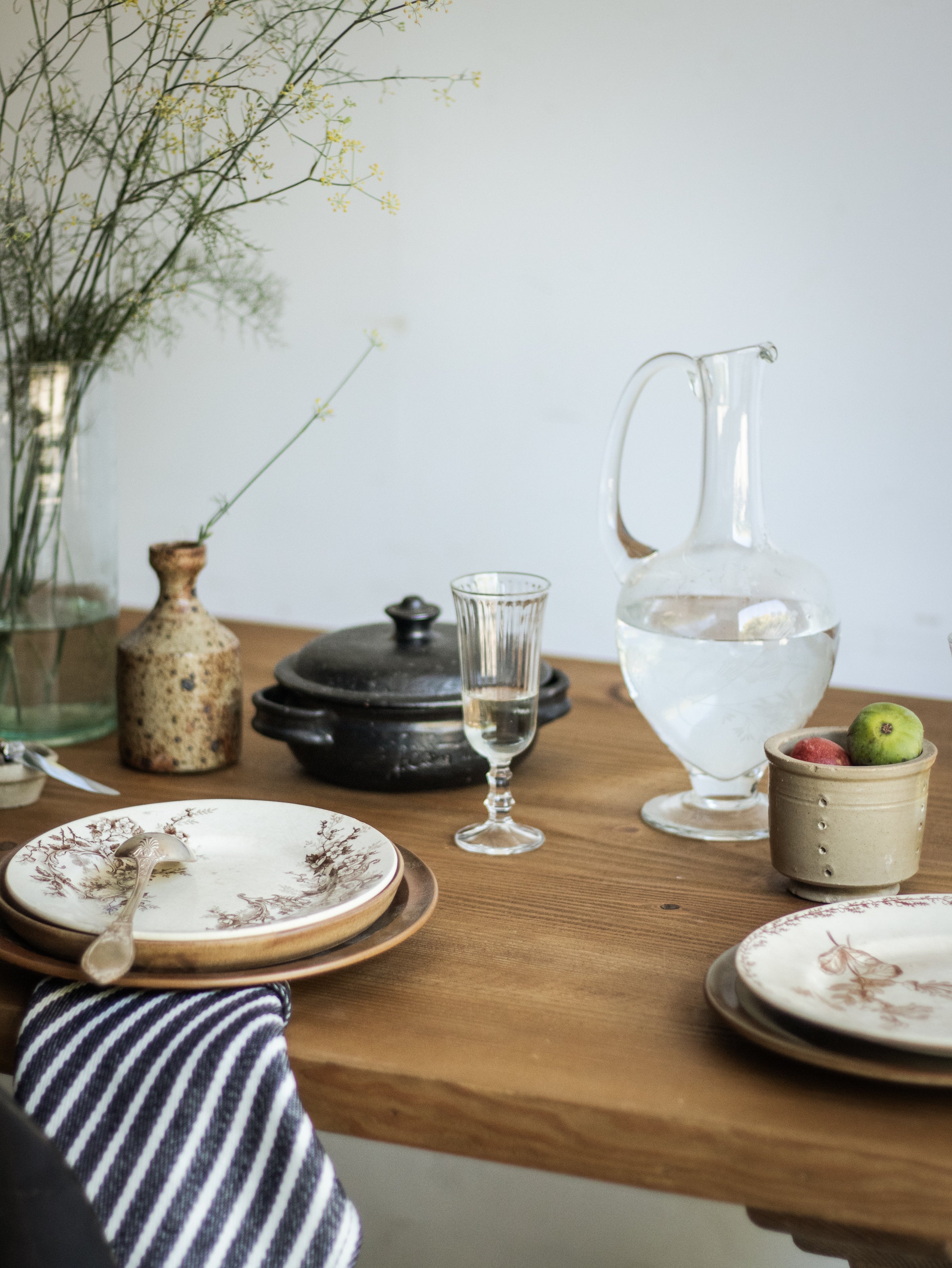 Oval Reclaimed Wood Trestle Table - elsie green