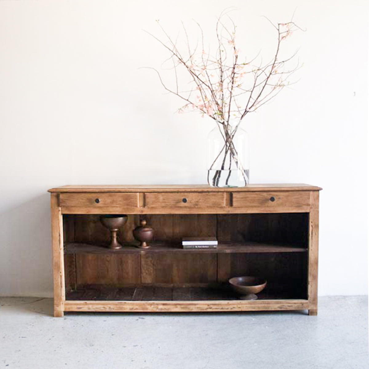 Vintage Oak Counter - elsie green