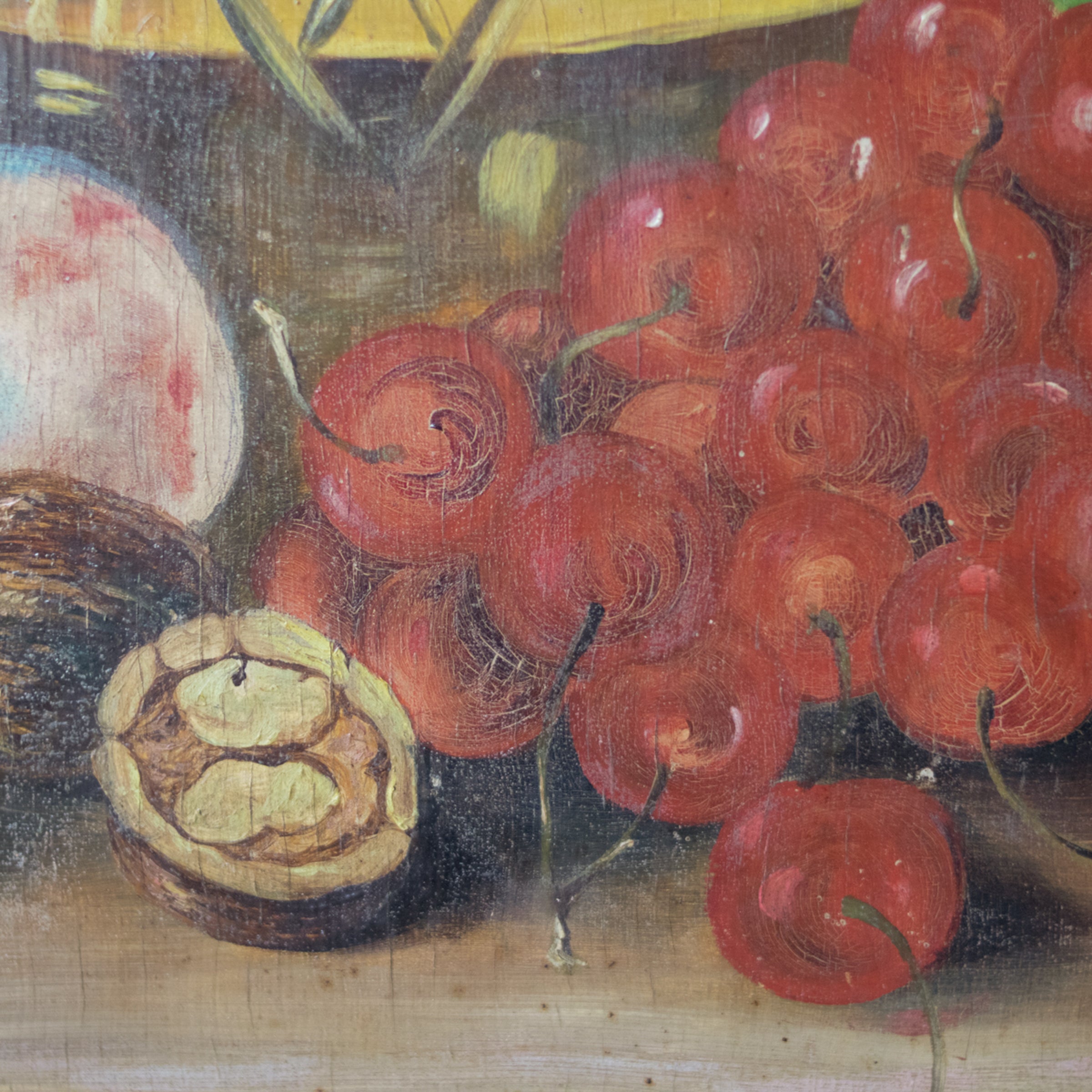 Napoleon III Still Life with Cherries Oil Painting - elsie green