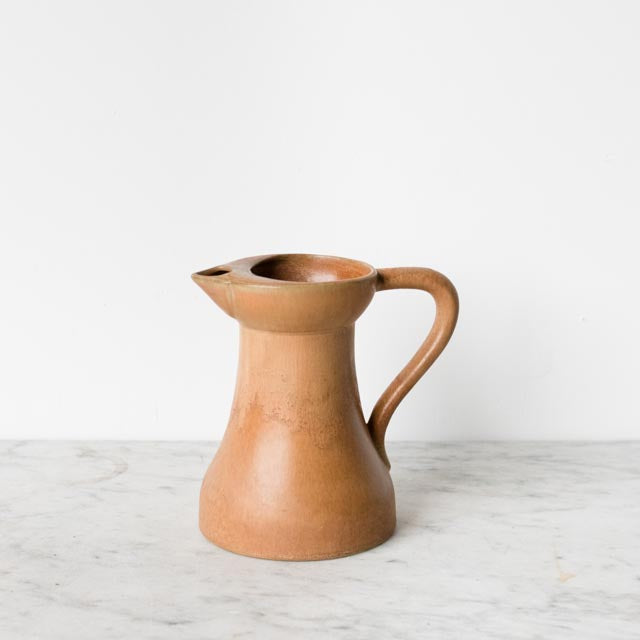 Numbered RhodaCeram Stoneware Pitcher - elsie green