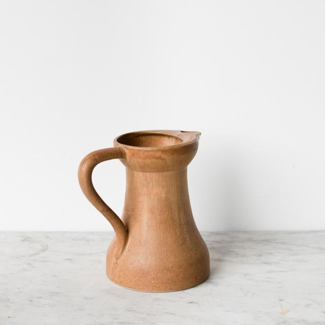 Numbered RhodaCeram Stoneware Pitcher - elsie green